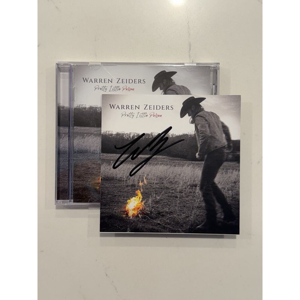 WARREN ZEIDERS Signed CD Autograph Pretty Little Poison Autographed #2